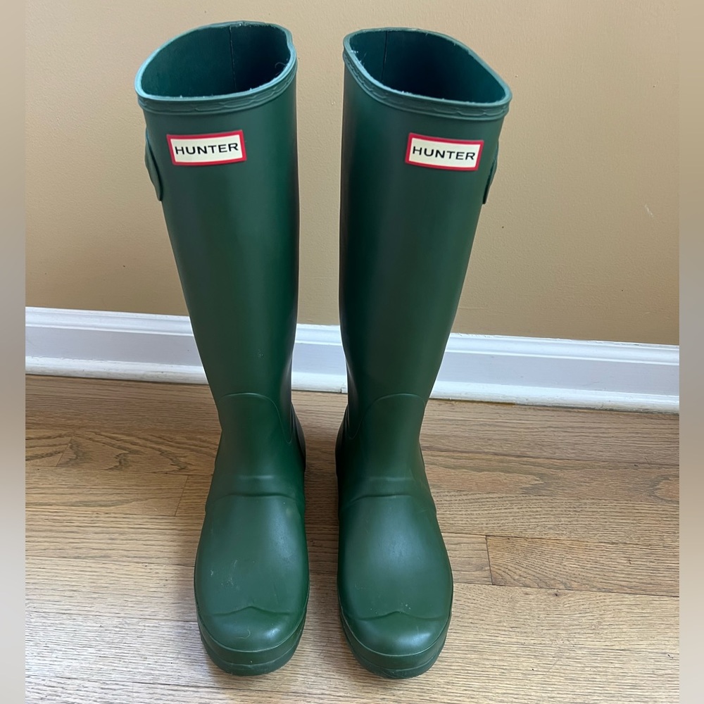 Tall Green Hunter Boots